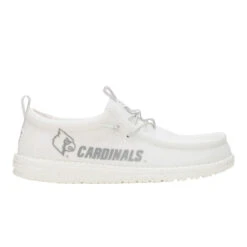 Wally Louisville Cardinals - Cardinals White/Red -Hey Dude Store 44849 119 WALLYLOUISVILLECARDINALS3 WHITERED RIGHT SIDE conversion1