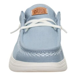 Wendy Comf Denim - Light Blue -Hey Dude Store 44852 450 WENDYCOMFDENIM LIGHTBLUE FRONT conversion1