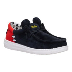 Disney Mickey Mouse Wally Youth - Black/Red -Hey Dude Store 44868 063 WENDYFUNKYMICKEYMOUSE BLACKRED LATERAL conversion1
