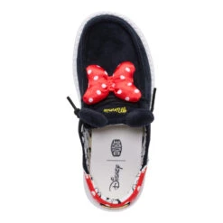 Disney Minnie Mouse Wendy Youth - Black/Red -Hey Dude Store 44869 063 WENDYFUNKYMINNIEMOUSE BLACKRED TOP conversion1