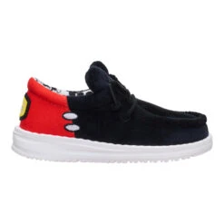 Disney Mickey Mouse Wally Toddler - Black/Red -Hey Dude Store 44870 063 WALLYFUNKTMICKEYMOUSE BLACKRED RIGHT SIDE conversion1
