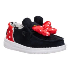Disney Minnie Mouse Wendy Toddler - Black/Red -Hey Dude Store 44871 063 WENDYFUNKTMINNIEMOUSE BLACKRED LATERAL conversion1