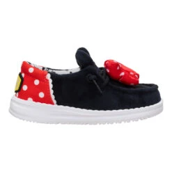 Disney Minnie Mouse Wendy Toddler - Black/Red -Hey Dude Store 44871 063 WENDYFUNKTMINNIEMOUSE BLACKRED RIGHT SIDE conversion1