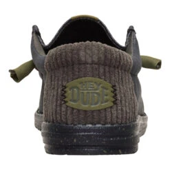 Wally Waxed Casual - Black/Black -Hey Dude Store 44951 060 WALLYWAXEDCASUAL BLACKBLACK BACK conversion1