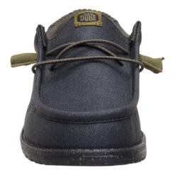 Wally Waxed Casual - Black/Black -Hey Dude Store 44951 060 WALLYWAXEDCASUAL BLACKBLACK FRONT conversion1