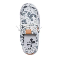 Disney Mickey Mouse Print Wally Youth - Grey/Multi -Hey Dude Store 44952 1HK WENDYYMICKEYMOUSEPRINT GREYMULTI TOP conversion1