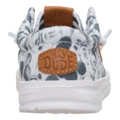 Disney Mickey Mouse Print Wally Toddler - Grey/Multi -Hey Dude Store 44953 1HK WALLYTMICKEYMOUSEPRINT GREYMULTI BACK conversion1