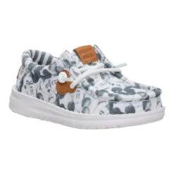 Disney Mickey Mouse Print Wally Toddler - Grey/Multi -Hey Dude Store 44953 1HK WALLYTMICKEYMOUSEPRINT GREYMULTI LATERAL conversion1