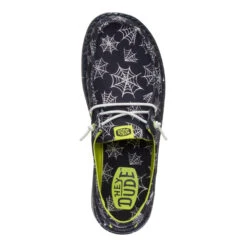 Wendy Spider Webs - Black/Black -Hey Dude Store 44957 060 WENDYSPIDERWEBS BLACKBLACK TOP conversion1