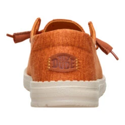 Wendy Fleece Casual - Pumpkin -Hey Dude Store 45062 800 WENDYFLEECECASUAL PUMPKIN BACK conversion1