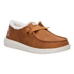 Wendy Classic Cozy - Cognac -Hey Dude Store 45295 21N WENDYCLASSICCOZY COGNAC 3QTR conversion1