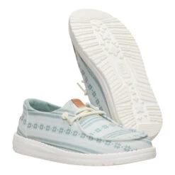 Wendy Nordic Sweater - Iceberg Green/Multi -Hey Dude Store 45330 3BT WENDYNORDICSWEATER ICEBERGGREENMULTI PAIR BOTTOM conversion1