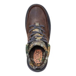 Bradley Realtree Edge Suede - Mole Brown/Camo -Hey Dude Store 45333 2IE BRADLEYREALTREEEDGESUEDE MOLEBROWNCAMO TOP conversion1