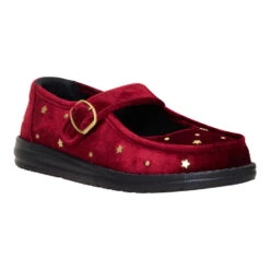 Wendy Jane Holiday - Deep Red -Hey Dude Store 45355 79I WENDYJANESTUDDED DEEPRED 3QTR conversion1