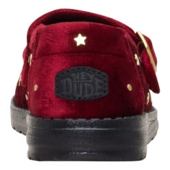 Wendy Jane Holiday - Deep Red -Hey Dude Store 45355 79I WENDYJANESTUDDED DEEPRED BACK conversion1
