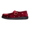 Wendy Jane Holiday - Deep Red -Hey Dude Store 45355 79I WENDYJANESTUDDED DEEPRED LEFT SIDE conversion1
