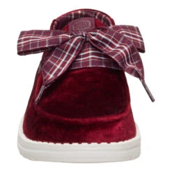 Wendy Holiday Bow - Burgundy 13 Wendy Holiday Bow - Burgundy -Hey Dude Store 45369 605 WENDYHOLIDAYBOW BURGUNDY FRONT conversion1