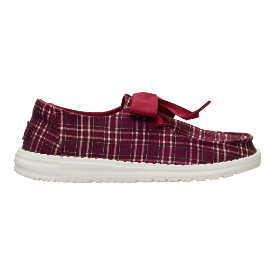 Wendy Holiday Bow - Red Plaid/Burgundy 10 Wendy Holiday Bow - Red Plaid/Burgundy - Image 8