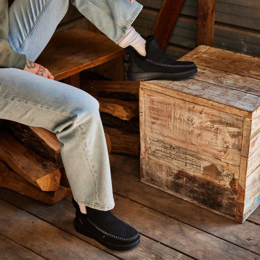 Camden Suede - Black/Black 4 Camden Suede - Black/Black - Image 2