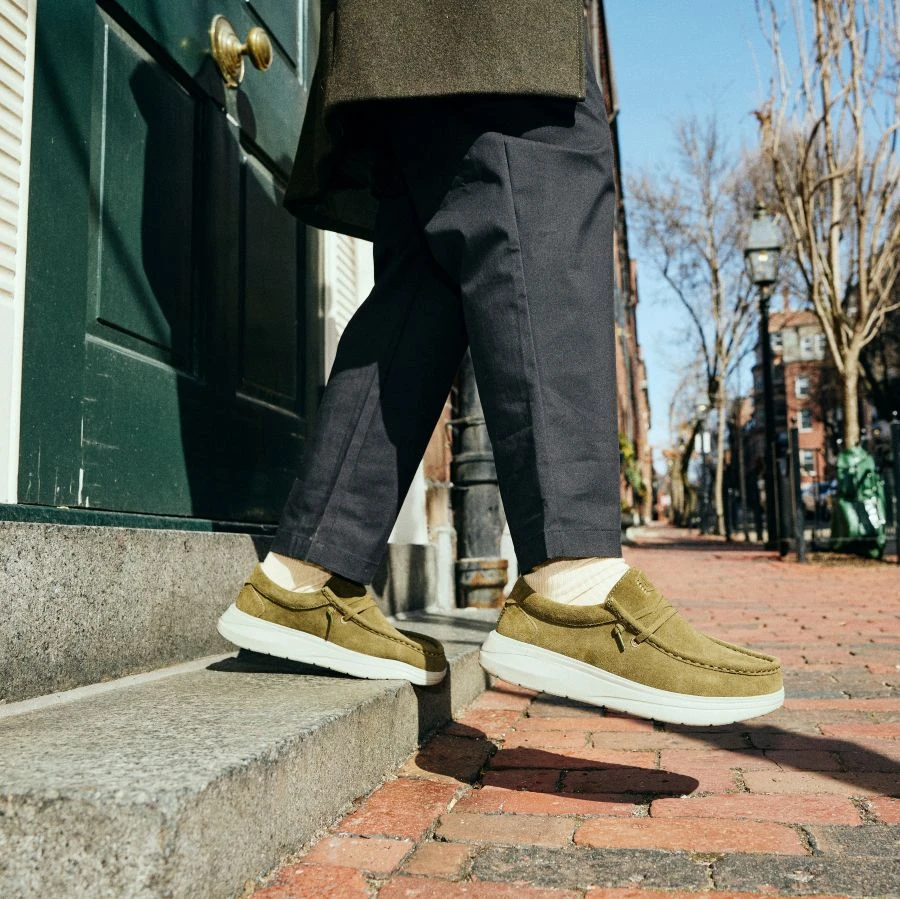 Wally Comf Suede - Dark Olive/Stone Grey 12 Wally Comf Suede - Dark Olive/Stone Grey - Image 10