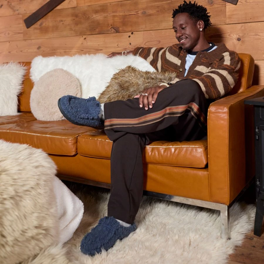 Wally Slipper - Navy 4 Wally Slipper - Navy - Image 2